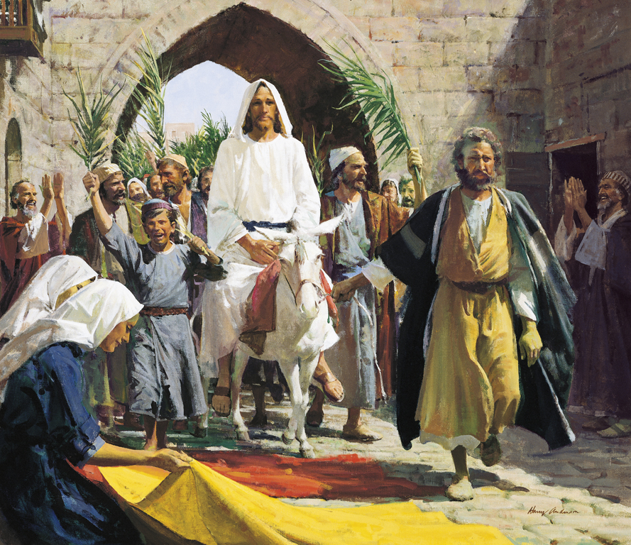 Hosanna! Triumphal entry of Jesus Palm Sunday