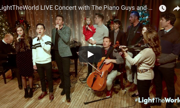 #LIGHTtheWORLD concert from New York City with Piano Guys and more!