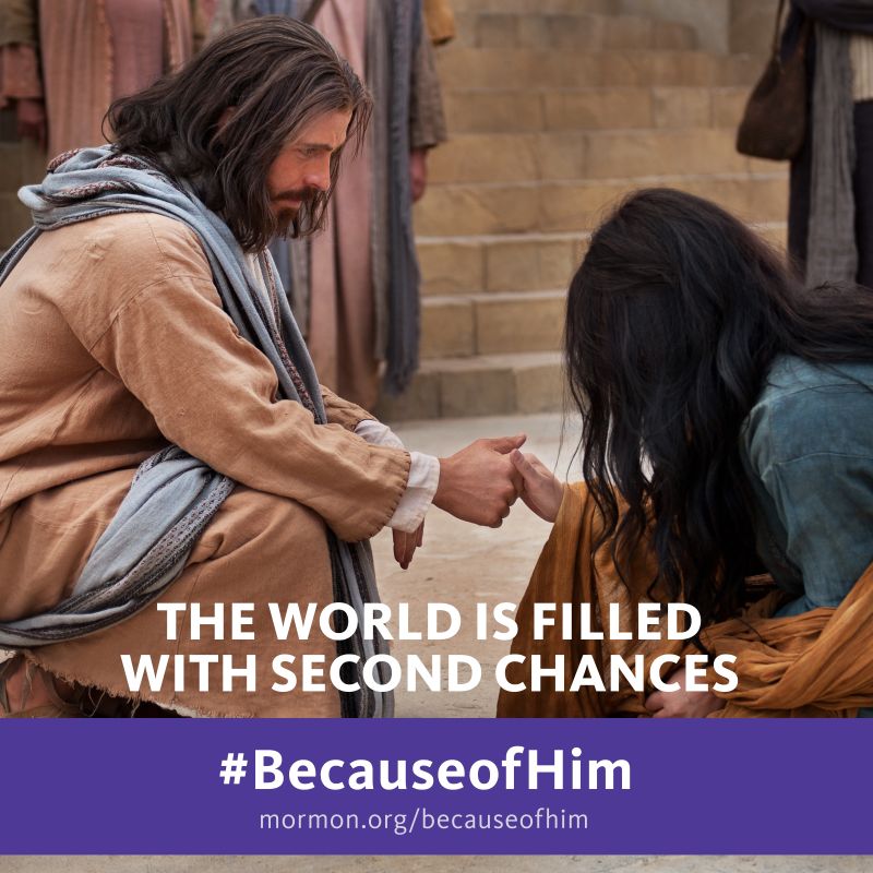 Because of Jesus Christ, second chances are possible. 